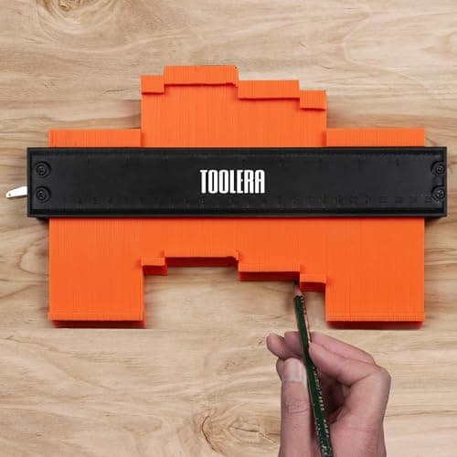 Contour Gauge Tool Set (10 & 5) | Shape Outline Tool for Woodworking & Construction