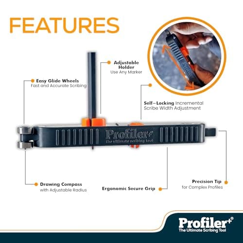 Precision Woodworking Scribe for Carpentry and Contour Marking - Multifunction Tool