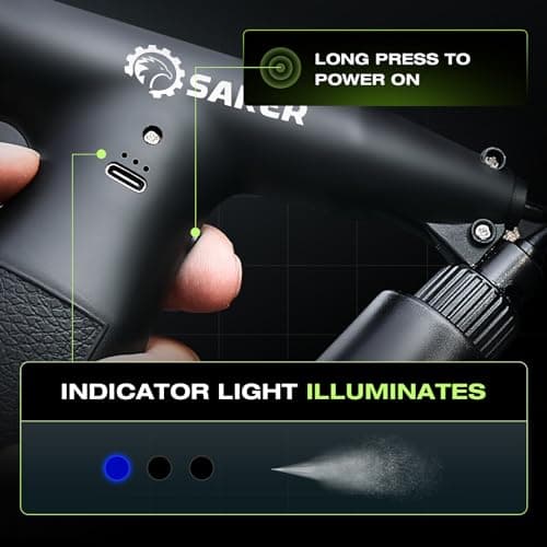 Electric Spray Paint Gun for Cars - Cordless, Handheld, High Power and Portable