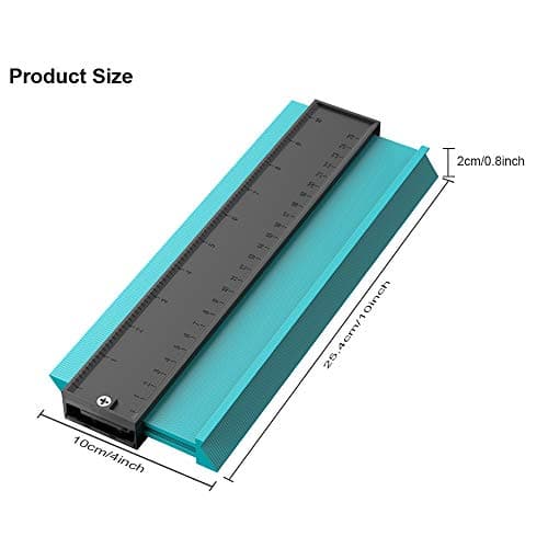 Contour Duplicator 10" Precise Irregular Shape Copy Tool for Woodworking Auto Body Pipes