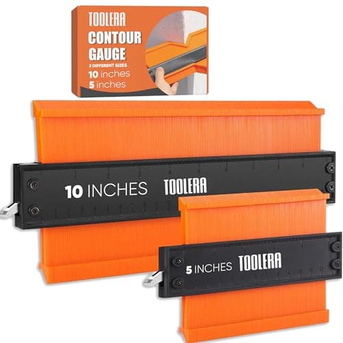 Contour Gauge Tool Set (10 & 5) | Shape Outline Tool for Woodworking & Construction