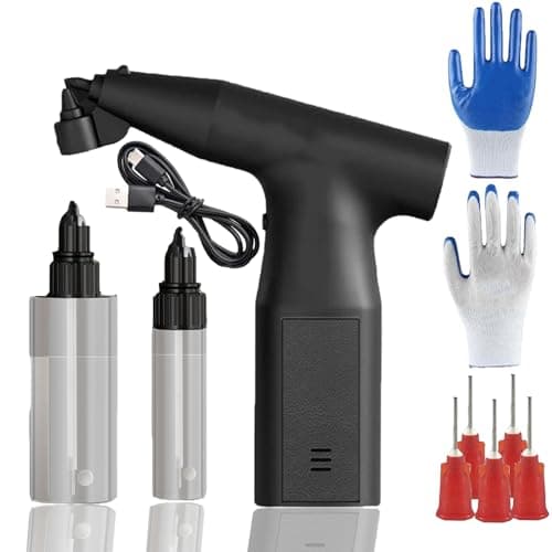Portable Electric Spray Paint Gun for Cars, Handheld Air Pump, Rechargeable Auto Paint Gun for Car, Bicycle, Motorcycle, Furniture in Black