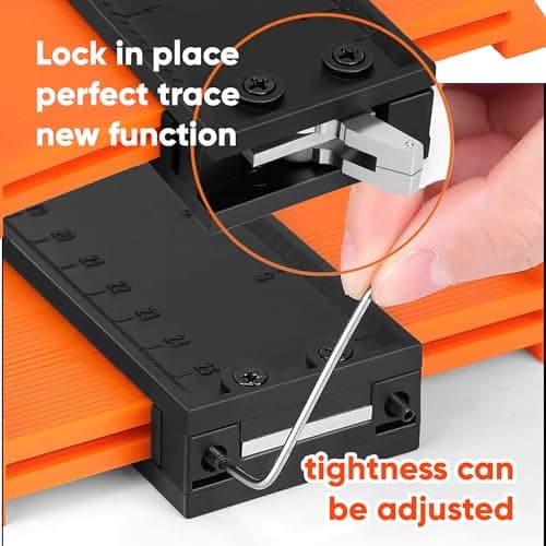 Contour Gauge Tool Set (10 & 5) | Shape Outline Tool for Woodworking & Construction