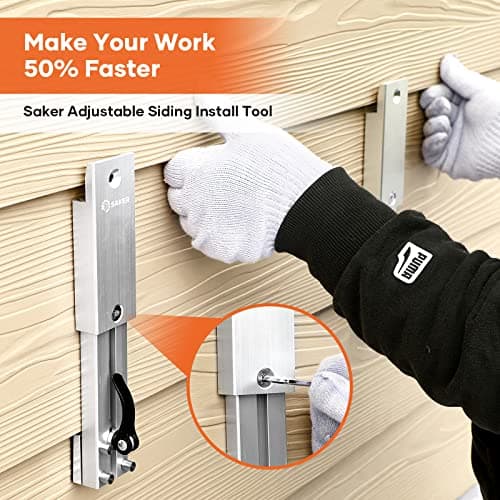 Adjustable Siding Install Tool for Fiber Cement Siding Installation