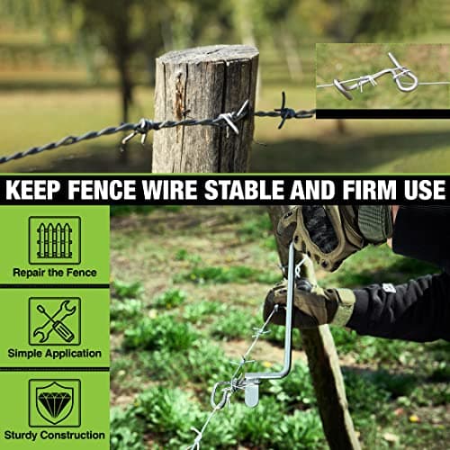 Saker 304 Stainless Steel Fence Wire Tensioner with Handle (20 PCS)