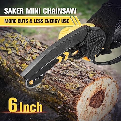 Saker Mini Chainsaw Cordless